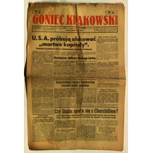 KATYŃ. GONIEC Krakowski. Kraków, R. V, nr 109: 12.05.1943