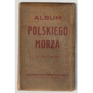 GDYNIA, HEL. Album des polnischen Meeres, Fotobrom Gdynia, ca. 1935; Leporello mit Umschlag, 50 S. Fotos mit Ansichten aus: Gdynia, Hel, Jastarnia, Orłowo