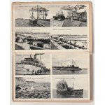 GDYNIA, HEL. Album poľského mora, Fotobrom Gdynia, cca 1935; leporelo s obálkou, 50 s.b. fotografií s pohľadmi z: Gdynia, Hel, Jastarnia, Orłowo