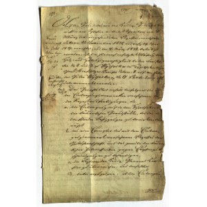 WYSOKA k. STRZELEC OPOLSKICH, RACIBÓR - A manuscript document issued by the incumbent ...