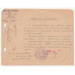 KIWERCE (VILNIUS), KRESY. A set of documents, belonging to Gustav, Eugene and Michael ...