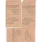 KIWERCE (VILNIUS), KRESY. A set of documents, belonging to Gustav, Eugene and Michael ...