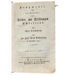 [Wrocław, Kamieniec Ząbkowicki, Głogów, Świdnica, Brzeg, Opole and others]. Rathsmann, A. J. - Fragmente aus der Geschichte der Klöster und Stiftungen Schlesiens von ihrer Entstehung bis zur Zeit ihrer Aufhebung im November 1810. Wrocław [1811], ed. Grass