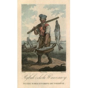 WARSAW, J.P. NORBLIN. Fisherman from the vicinity of Warsaw; drawing by J.P. Norblin (owner Jean-Pierre Norblin de La Gourdaine), eng. P...