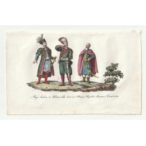 AND THE REPUBLIC. Costumes: a royal squire (Regio Scudiere), a nobleman during a common ...