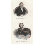 CZARTORYSKI, ADAM (1770-1861), DWERNICKI, JOZEF (1779-1857). Busts on a common sheet; eng. C. Mayer (ref.