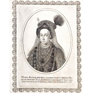 LITHUANIA, MARIA RADZIWIŁOWA of Lupuls called Voloshka (ca. 1625-1660), daughter of Basil, hospodar of Moldavia; wife of Janusz...