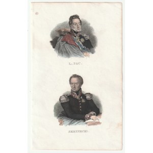 PAC, LUDWIK MICHAŁ, Wappen Gozdawa (1778-1835), SKRZYNECKI, JAN ZYGMUNT, Wappen Bończa (1787-1860)....