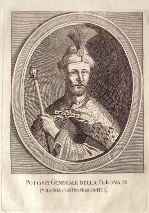 POTOCKI, STANISŁAW REWERA (ok. 1589-1667), senator, hetman polny koronny. Portret w owalu, pochodzi z: G. Gualdo...