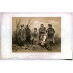KRAKOW. Bauern und ein Jude aus der Umgebung von Krakau; gezeichnet von Ch. Giraut, beschriftet von A.J.B. Bayot, gedruckt. ...