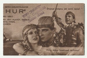 LESZNO. BEN HUR; pieczęć: kino PALACE Wł. W. Cegielski, Leszno, przed 1939; druk …