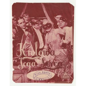LESZNO. Königin seines Herzens; Stempel: Apollo Kino, Leszno, vor 1939; 8 Seiten, gedruckt ...