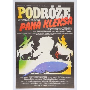 EROL Jakub (1941 - 2018) - „Podróże Pana Kleksa”, 1985. Plakat filmowy. Reż. Krzysztof …