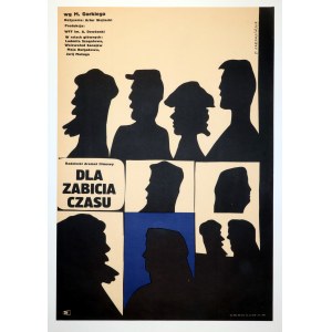 GARGULIŃSKA Elżbieta ( brak danych) - „Dla zabicia czasu”, 1968. Plakat filmowy. …