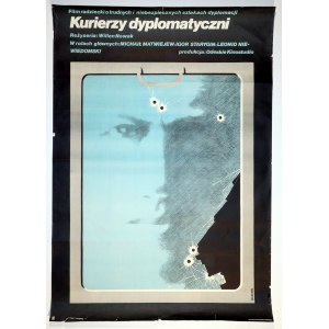 HIBNER Maciej (geb. 1931) - 'Diplomatische Kuriere', 1977. Filmplakat. Film ...