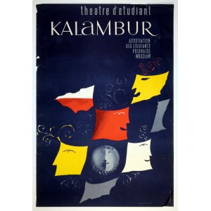 [WROCŁAW] - WAŁACH Stanisław (geb. 1919-1983) - Studententheater ,'Kalambur', 1965. ...