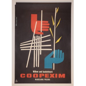 HORN Włodzimierz, ŚLEDZIŃSKI Stefan - COOPEXIM. Advertising poster. Publisher: Agpol. Offset, ...