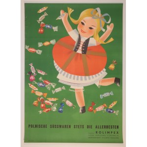 [ROLIMPEX]. Werbeplakat für Süßigkeiten der bekanntesten polnischen Hersteller ...