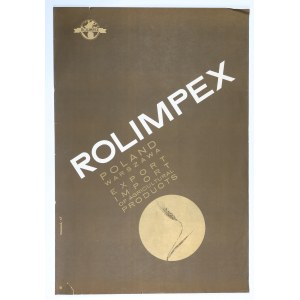 RUMIŃSKI Tomasz (1930-1982) - Rolimpex, 1968. Werbeplakat. Offset, Risse ...
