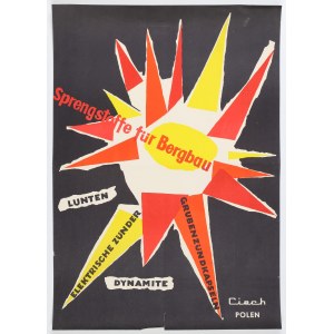 TREUTLER Jerzy (1931-2020) - společnost CIECH. Reklamní plakát. Ofset, dole natržený ...