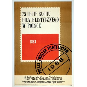 BERDAK Stefan (1927-2018) - 75. Jahrestag der Philatelie-Bewegung in Polen. 10. Nationale ...