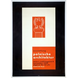 AUSSTELLUNG der polnischen Architektur in Wien. 1953. Die Ausstellung fand im November statt ...