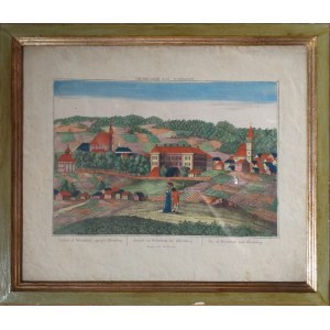 JELENIA GÓRA, CIEPLICE ŚLĄSKIE-ZDRÓJ. Widok Cieplic; ryt. J. Carmine, Augsburg, …