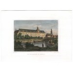 WROCŁAW. Soubor tří pohledů na město; všechny rytiny: cca 1860, ocel. barva, ...