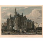 WROCŁAW. Soubor tří pohledů na město; všechny rytiny: cca 1860, ocel. barva, ...