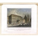 WROCŁAW. Zestaw trzech widoków miasta; wszystkie grafiki: ok. 1860, stal. kolor., …