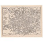 WROCŁAW. Set of six city plans; 19th/20th c.; among the publishers: Lith. Anstalt ...