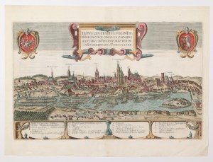 LUBLIN. Panorama miasta; pochodzi z: Civitates Orbis Terrarum, t. VI, oprac. G. …