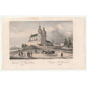 KRAKÓW. Kościół na Skałce; lit. Engelmann, rys. Jacottet et David według projektu …