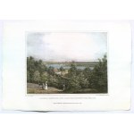 GDAŃSK. panorama of the city as seen from the forest below the Swinskie Heads; drawn and engraved. F.E. ...