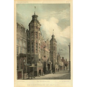 GDAŃSK. the Great Armory as seen from Piwna Street; drawn and lettered by J. Greth, rebound by brothers ...