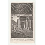 MALBORK. Zamek krzyżacki - zestaw czterech widoków, ok. 1800: 1) Façade des Capitel-Saalz …