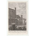 MALBORK. Zamek krzyżacki - zestaw czterech widoków, ok. 1800: 1) Façade des Capitel-Saalz …