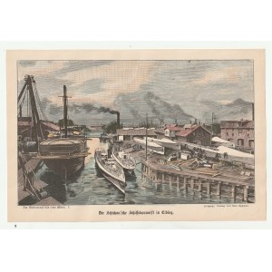 ELBLĄG. Schichau's shipyard, operating 1855-1945; ed. by O. Spamer, Leipzig, ...
