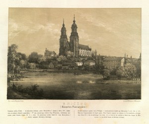GNIEZNO. Cathedral; drawn by N. Orda, comes from a series of lithographic albums: Album ...