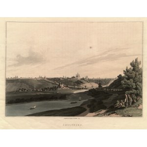 SMOLEÑSK (Russian: Смоленск). Panorama of the city; taken from: T.H. Horne, The Triumphs ...