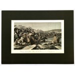 BEREZYNA. Scene from the Battle of the Berezina River (26-29 XI 1812); drawing by R. Schein, eng. F. Mehl, ...
