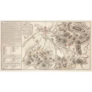 DZIERŻONIÓW. Plán bitky pri Dzierżoniówe (16. augusta 1762) počas sedemročnej vojny; ...