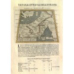 EUROPA, EUROPÄISCHES SARMATIEN. Karte des europäischen Sarmatiens; zusammengestellt von. Claudius Ptolemäus ...