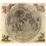 GDAŃSK, JAN HEWELIUSZ. Mapa Księżyca; oprac. J. Heweliusz, pochodzi z: JOHANNIS …