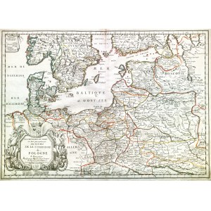 POLSKA (zwana w I RP KORONĄ). Mapa I Rzeczypospolitej, obejmuje Kijów; oprac. P. …