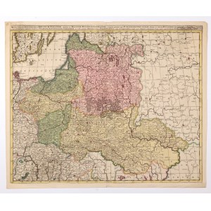 POLSKA (zwana w I RP KORONĄ), WIELKIE KSIĘSTWO LITEWSKIE. Mapa Rzeczypospolitej; …