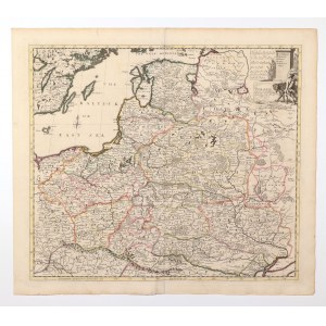 POLAND (referred to as KORONA in the First Republic), GREAT LITHUANIAN PRINCE, UKRAINE, VOVLYN. Map of the Republic; ...