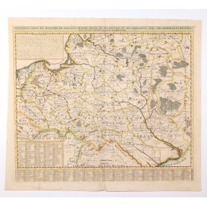 POLAND (called KORONA in the First Republic), GREAT LITHUANIAN PRINCE, UKRAINE. Map of Poland, ...