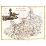 PRUSY. Mapa Pruského kráľovstva; zostavil. G.A. Rizzi Zannoni, rit. G. Pitteri, obr G. ...