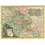 SLĄSK. Mapa Sliezska; vyryl a vydal G. L. Le Rouge (asi 1712 - asi 1790), Paríž 1767; v ...